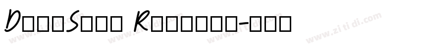 DimaSina Regular字体转换